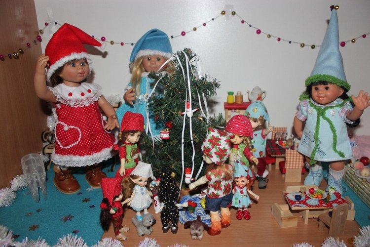 Новый год по-домашнему — Домашние коллекции кукол: фото собраний