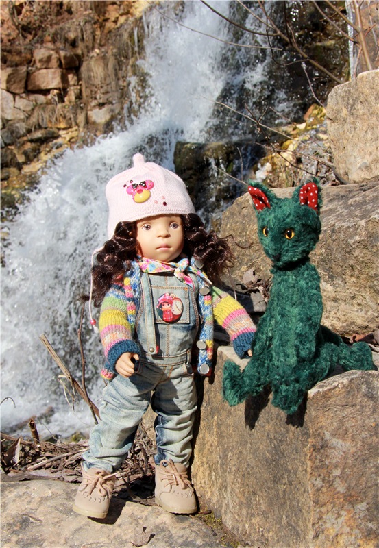 Приключения Адель на водопаде, продолжение. Джульетта от Sylvia Natterer