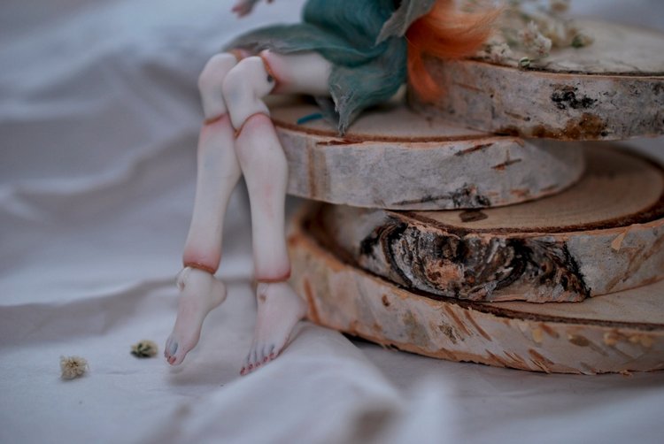 Рождение фарфоровой куклы эльфиечки (фото 3)