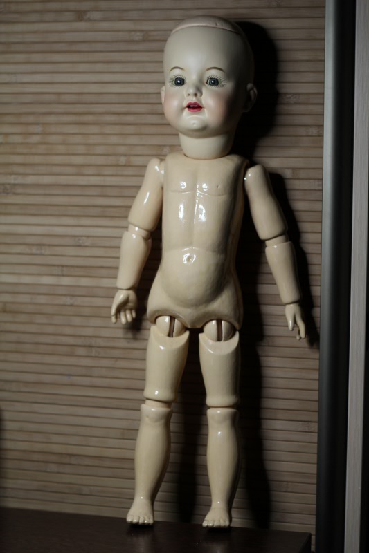 Реставрация антикварной куклы. Первая. Мне было не легко