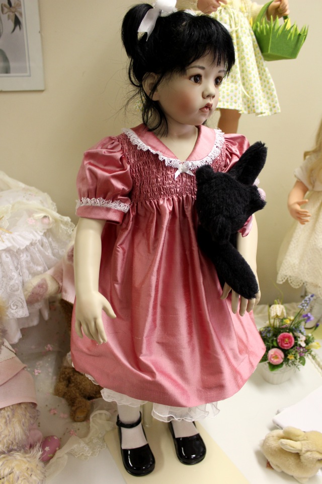 Пасхальная встреча в магазине кукол Хильдегард Гюнзел. Новая коллекция из резин 2017. Азиаточка Tian Yu