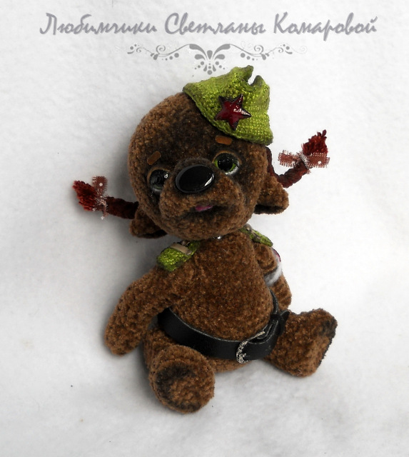 От героев былых времён — Вязаные игрушки и амигуруми: крючком (фото 9)