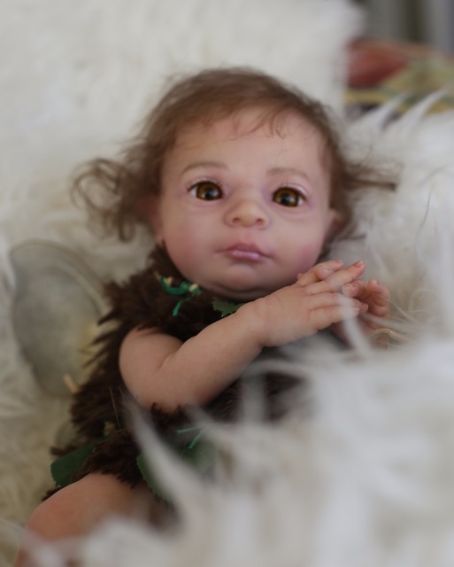 Лесной Эльфёныш,кукла-реборн Элины Кудрявцевой