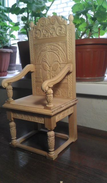 Эксклюзивный стул-трон Елизаветского периода (фото 2)