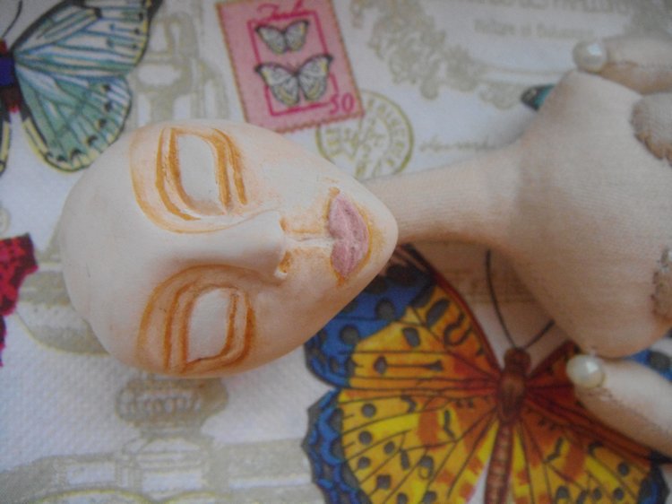 Кукольный эксперимент 4: кукла в смешанной технике (фото 10)