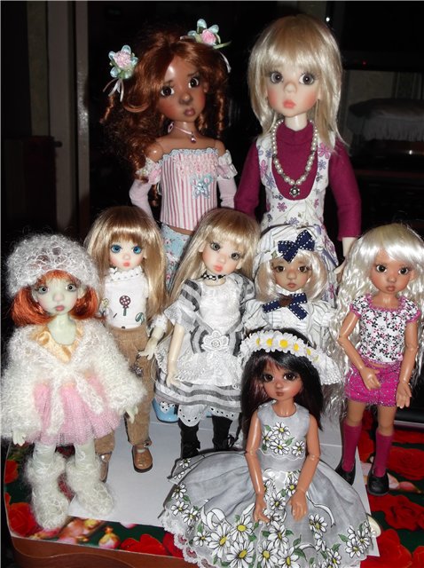 Моя неполная коллекция кукол от Kaye Wiggs