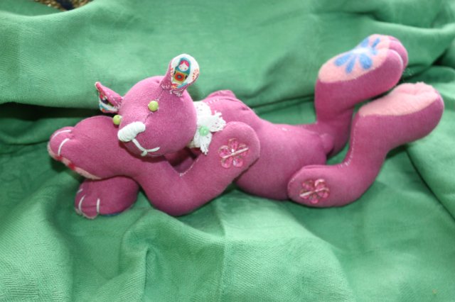 Мишка Матрёшка — Текстильные игрушки и примитивы: кофейные (фото 6)