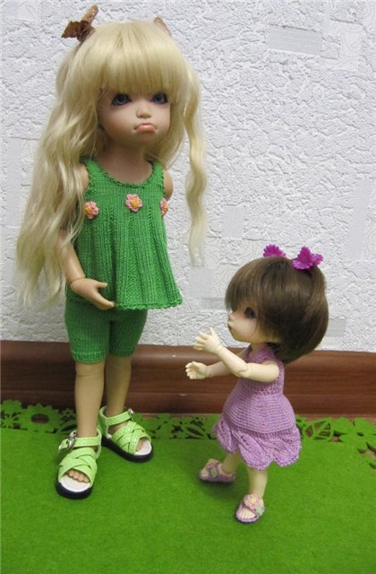 Наряд для Аришки | Бэйбики Наряд для Аришки — Одежда и обувь для кукол BJD (БЖД): 1/3 (фото 7)