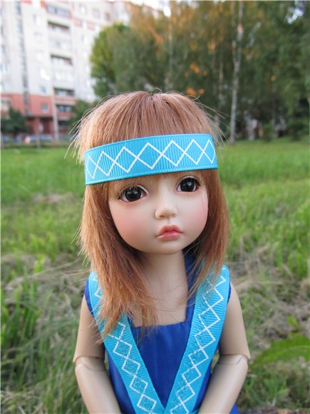 Аленка. Девочка в голубом