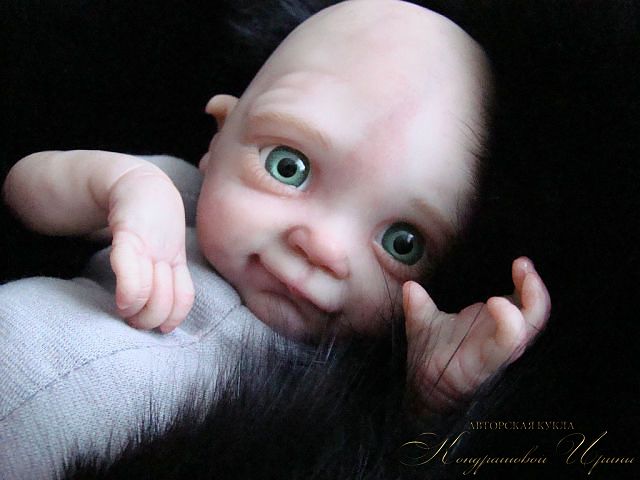 Я только родился. Авторская кукла Кондрашовой Ирины (фото 2)