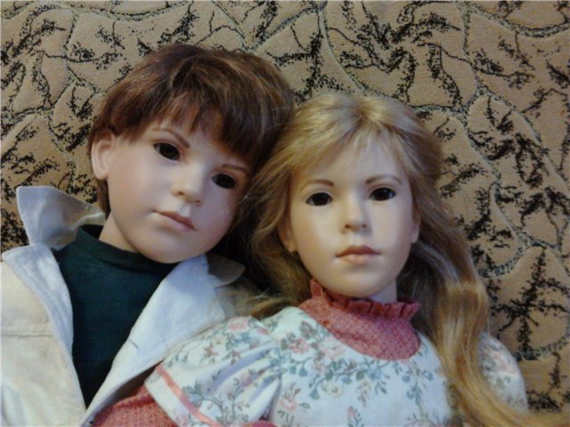 Коллекционные куклы дети от Веры Шольц