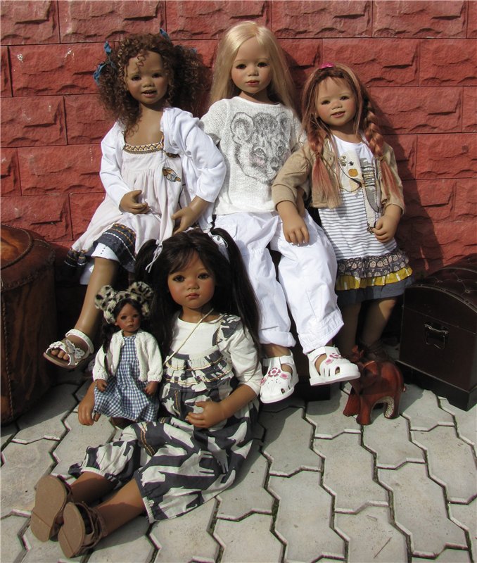 Вспоминая теплые дни. Полуденные танцы кукол Annette Himstedt