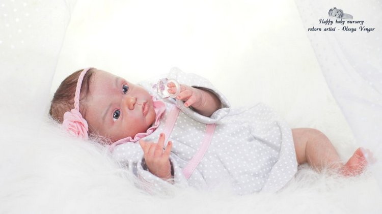 Моя любопытная кроха Лив. Кукла реборн Олеси Венгер