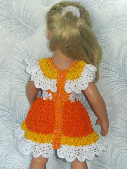 Новая коллекция летних вязаных нарядов для фейсинок, готциков, паолок под названием "Ромашки" (фото 6)