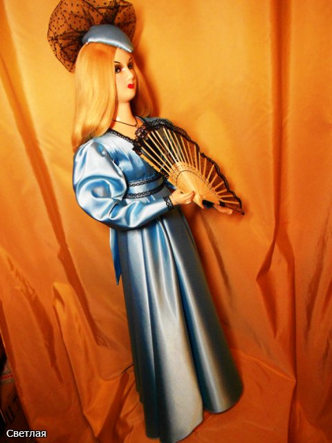 Реставрация Будуарной антикварной куклы. Часть третья. Финал. Бонус: МК шляпка и веер