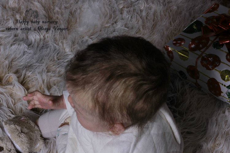 Моё предновогоднее чудо, моя Карлотта. Кукла реборн Олеси Венгер