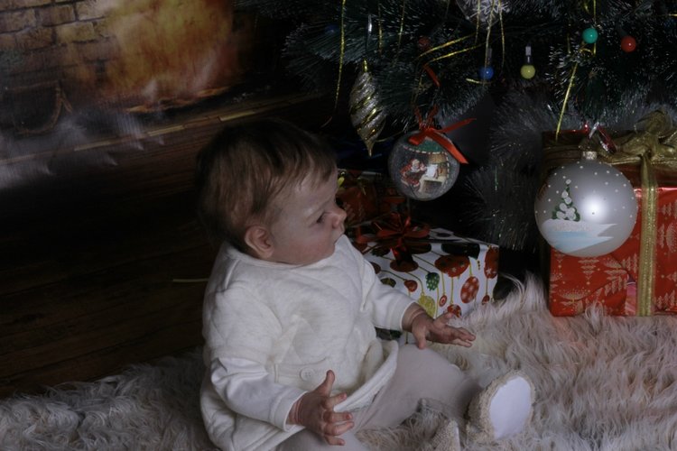 Моё предновогоднее чудо, моя Карлотта. Кукла реборн Олеси Венгер