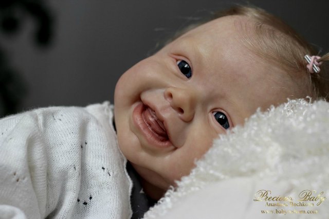 Мой весенний лучик солнышка - Харпер. Кукла реборн Анастасии Бочковой