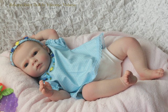 Летнее солнышко... Сабриночка. Куколка реборн Виктории Вишни
