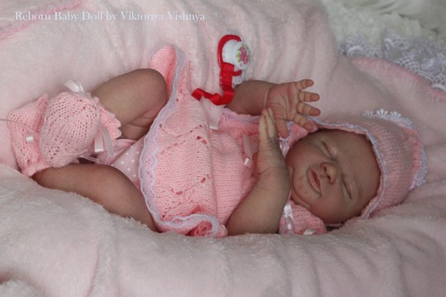 Крохотулька Angeli от Elisa Marx. Куколка реборн Виктории Вишни