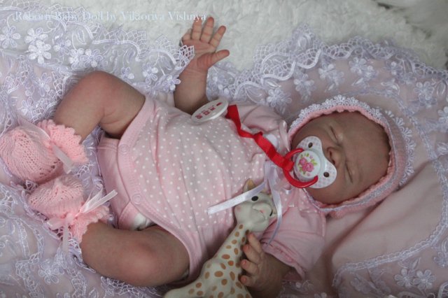 Крохотулька Angeli от Elisa Marx. Куколка реборн Виктории Вишни