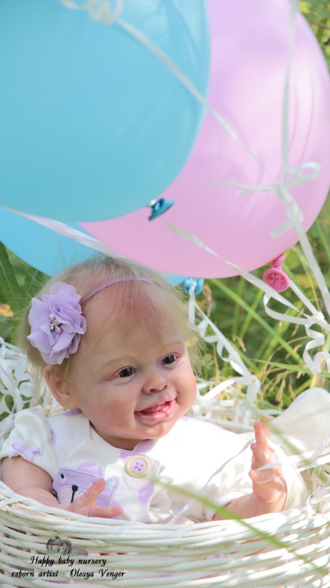 Мой солнечный лучик, моя радуга, мое счастье, моя Милена, Миленочка, Милеша. Кукла реборн Олеси Венгер