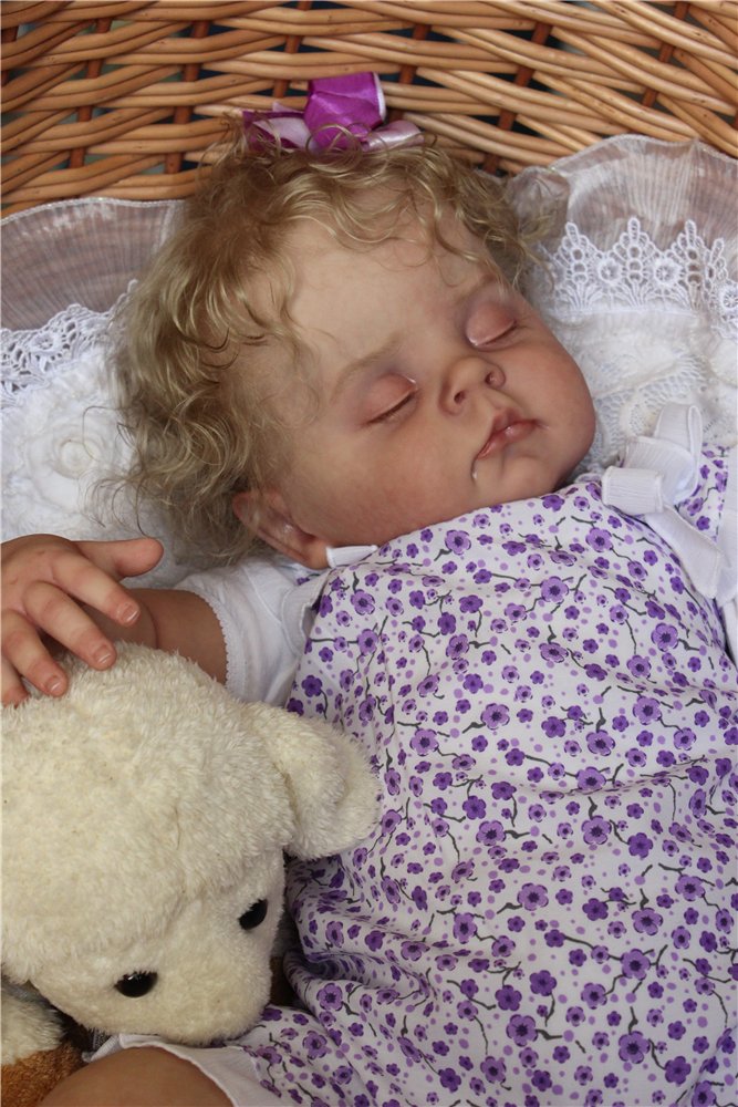 Пончик спит. Кукла реборн Преображенской Светланы (фото 10)