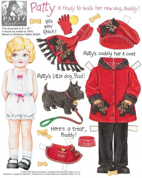 Мои любимые бумажные куклы для вырезания