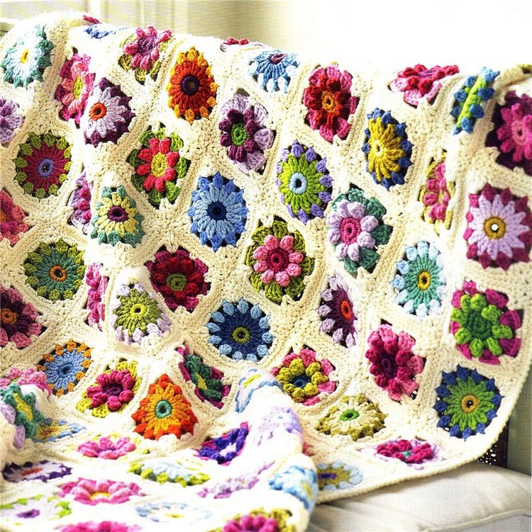 Вязаные пледы крючком для любимых кукол. Часть 2 (фото 2)