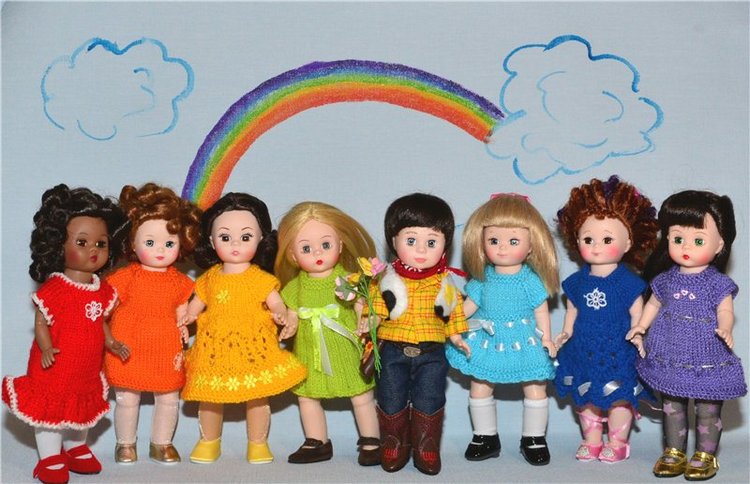 Моя радужная коллекция куколок Мадам Александер (фото 6)