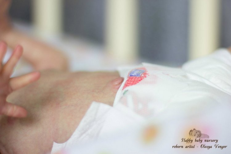 Кроха Торопыжка, недоношенная малышка Рози. Кукла реборн Олеси Венгер