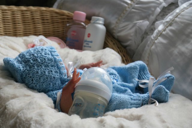 Спящая малышка Рози 2. Куколка реборн Виктории Вишни