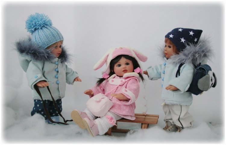 Коллекция одежды для куколок Gabriele Müller, Часть 3 - Зима-Осень