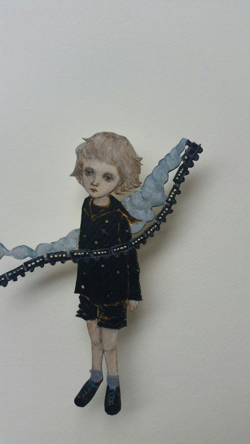 Удивительные бумажные куклы японской художницы Maki Hino (фото 6)