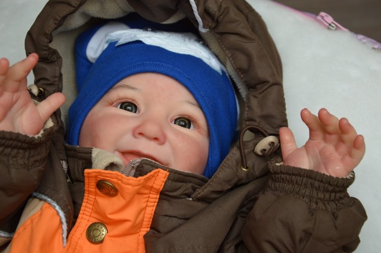 Малыш "Пойдем гулять!" — Куклы Реборн (Reborn): работы мастеров