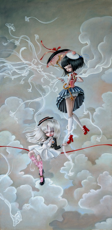 Мрачные и прекрасные куклы художницы Кукула (Kukula) в оригинальных арт иллюстрациях Натали Абрамович. Много фото (фото 4)