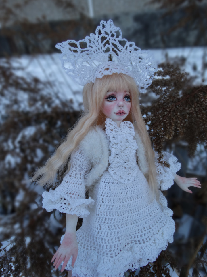 Авторская кукла Снегурочка (фото 7)