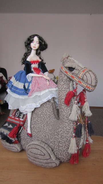 Шамаханская царица - кукла ручной работы (фото 4)