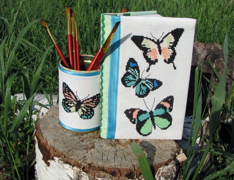 Вышивка в интерьере — Вышивка крестиком (фото 7)