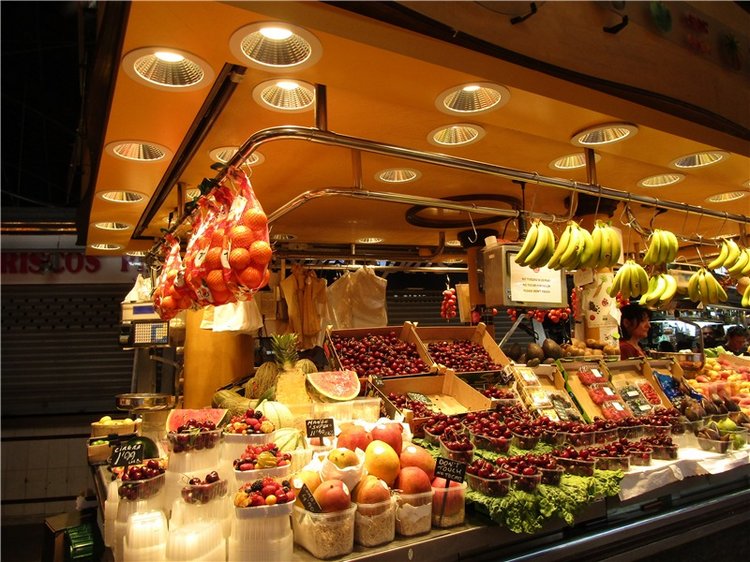 Рынок Бокерия - главная достопримечательность Барселоны