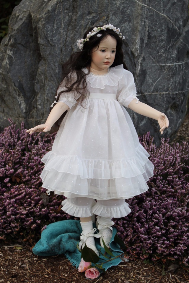 Процесс создания фарфоровых кукол - Джинн Гросс (Jeanne Gross). Часть третья: Стефани (Stephanie). Вишенка на торте