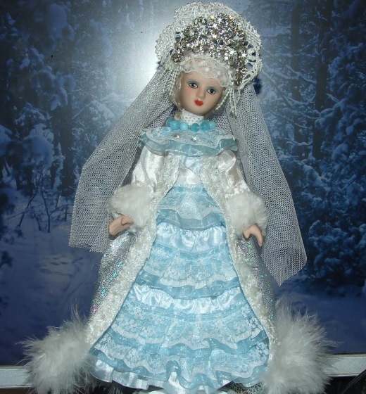 Мои сказочные образы и костюмы фарфоровых куколок (ООАК) к Новому 2018 году