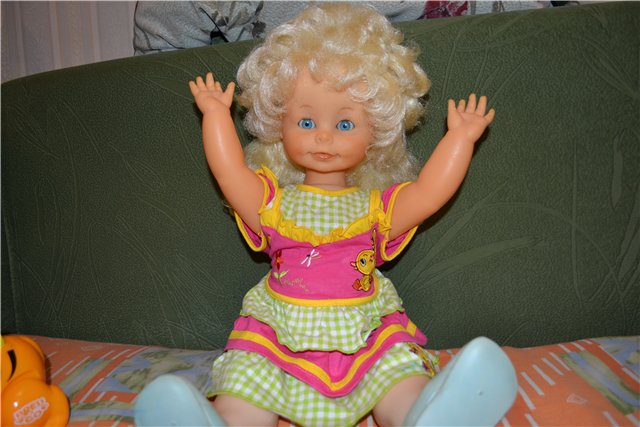 Голубоглазая красавица — Советские винтажные куклы (СССР): Ленигрушка (фото 6)