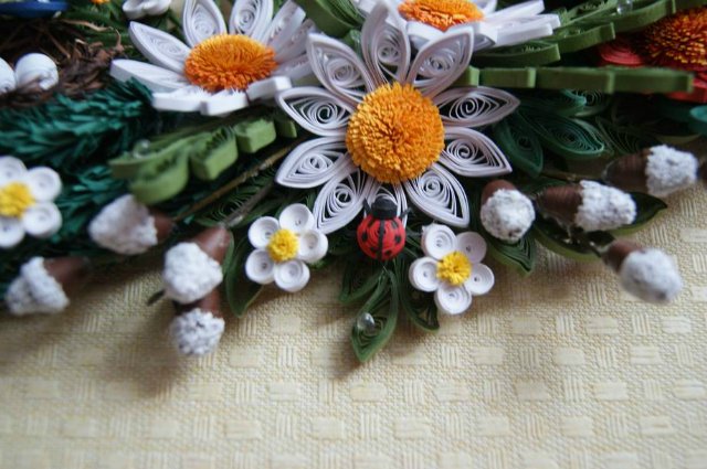 Веночек в цветочек. Квиллинг