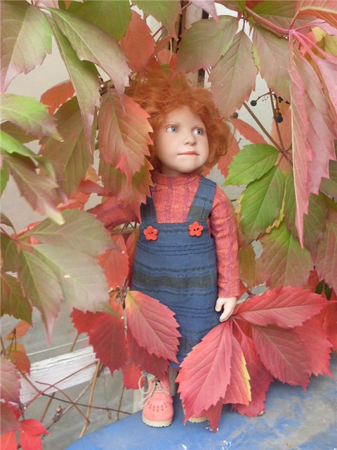 Моя подруга Осень. Коллекционная кукла (фото 4)