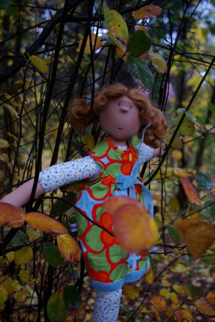 Может быть Janni, а может быть...Коричка? Игровая кукла от Zwergnaze