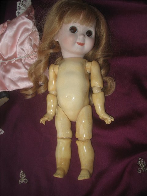 Шарнирная девочка от JDK. Реплика старинной куклы (фото 8)