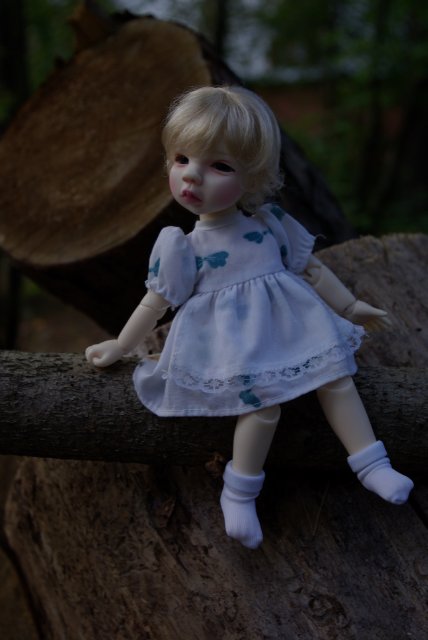 Затаились в ожидании. авторская кукла от Kim Lasher