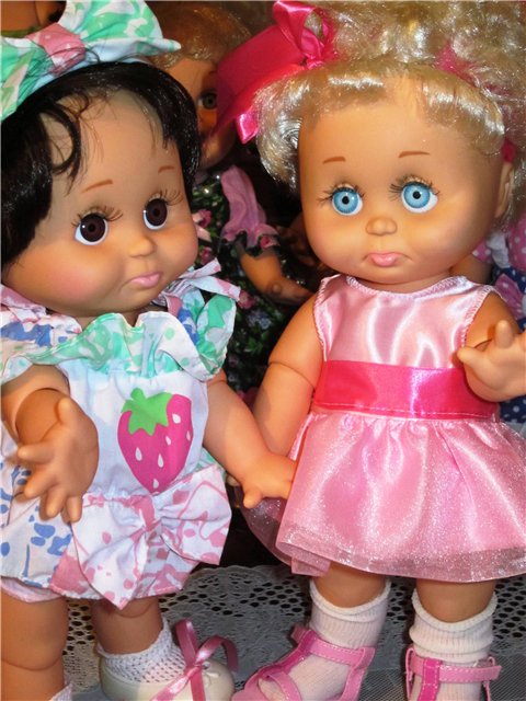Мои очаровательные малышки бэби фейсики. Galoob Baby Face doll (фото 9)
