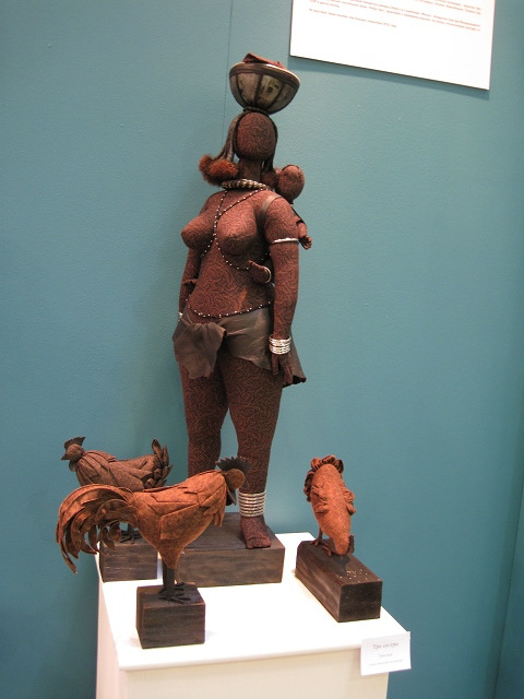 Текстильные куклы-скульптуры Натальи Вельчинской